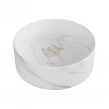 Раковина для ванной круглая накладная Teymi Lina D35 цвет мрамор белый матовый T50182 — стильное и практичное решение для современных интерьеров. Элегантная форма с диаметром 360 мм отлично подходит для установки на тумбу или столешницу, экономя пространство и подчёркивая лаконичный дизайн ванной комнаты.Изделие выполнено из прочного санфарфора — материала, отличающегося долговечностью и устойчивостью к влаге. Матовая поверхность с мраморным эффектом придаёт интерьеру изысканность, легко очищается и долго сохраняет аккуратный вид без потери цвета. Чистые линии и натуральная текстура отлично сочетаются с любыми отделочными материалами, от плитки до дерева.Накладной способ монтажа упрощает установку и не требует сложной подготовки. Модель не имеет отверстий под смеситель и перелив, что даёт полную свободу выбора арматуры и позволяет создать уникальное оформление ванной. Удобство эксплуатации обеспечивается продуманной формой чаши и оптимальной глубиной 125 мм, предотвращающей разбрызгивание воды.Teymi Lina D35 T50182 отличается минималистичным подходом без лишних элементов — отсутствуют выступы, крыло, мыльница или полотенцедержатель. Белый мраморный цвет подчёркивает универсальность изделия и делает его уместным как в классических, так и в современных интерьерах. Раковина для ванной круглая накладная Teymi Lina D35 цвет мрамор белый матовый T50182 — стильное и практичное решение для современных интерьеров. Элегантная форма с диаметром 360 мм отлично подходит для установки на тумбу или столешницу, экономя пространство и подчёркивая лаконичный дизайн ванной комнаты.Изделие выполнено из прочного санфарфора — материала, отличающегося долговечностью и устойчивостью к влаге. Матовая поверхность с мраморным эффектом придаёт интерьеру изысканность, легко очищается и долго сохраняет аккуратный вид без потери цвета. Чистые линии и натуральная текстура отлично сочетаются с любыми отделочными материалами, от плитки до дерева.Накладной способ монтажа упрощает установку и не требует сложной подготовки. Модель не имеет отверстий под смеситель и перелив, что даёт полную свободу выбора арматуры и позволяет создать уникальное оформление ванной. Удобство эксплуатации обеспечивается продуманной формой чаши и оптимальной глубиной 125 мм, предотвращающей разбрызгивание воды.Teymi Lina D35 T50182 отличается минималистичным подходом без лишних элементов — отсутствуют выступы, крыло, мыльница или полотенцедержатель. Белый мраморный цвет подчёркивает универсальность изделия и делает его уместным как в классических, так и в современных интерьерах.