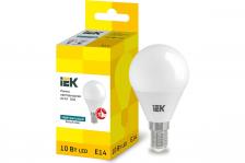 IEK LLA-G45-10-230-40-E14 Лампа LED ALFA G45 шар 10Вт 230В 4000К E14 1 шт IEK LLA-G45-10-230-40-E14 Лампа LED ALFA G45 шар 10Вт 230В 4000К E14 1 шт