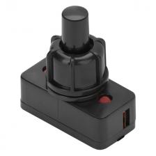 выключатель DUWI кнопка 250В 3А черный выключатель DUWI кнопка 250В 3А черный