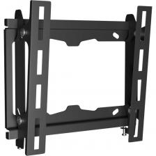Кронштейн для телевизора - это стильный функциональный кронштейн для одного телевизора. Он подходит для большинства телевизоров весом до 25 кг с диагональю от 10 до 32 дюймов, поддерживающих VESA 75x75 и 100x100. Прочная конструкция из Российской стали ГОСТ надежно удерживает ваш телевизор, а стильный окрас порошковой краской идеально впишется в любой интерьер и будет сохранять свои свойства долгое время. Регулируйте наклон телевизора от -6 до +15°, а так же поворот телевизора на 135° без использования инструмента. Выбирать кронштейн стоит по стандарту VESA, измерьте расстояние между отверстиями на задней стенке телевизора. Кронштейн для телевизора - это стильный функциональный кронштейн для одного телевизора. Он подходит для большинства телевизоров весом до 25 кг с диагональю от 10 до 32 дюймов, поддерживающих VESA 75x75 и 100x100. Прочная конструкция из Российской стали ГОСТ надежно удерживает ваш телевизор, а стильный окрас порошковой краской идеально впишется в любой интерьер и будет сохранять свои свойства долгое время. Регулируйте наклон телевизора от -6 до +15°, а так же поворот телевизора на 135° без использования инструмента. Выбирать кронштейн стоит по стандарту VESA, измерьте расстояние между отверстиями на задней стенке телевизора.