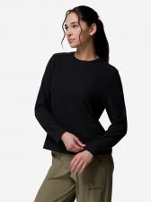 Лонгслив женский Columbia Brea Falls Grid Crew Ls, Черный Лонгслив женский Columbia Brea Falls Grid Crew Ls, Черный