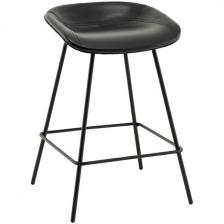 Стул с подставкой для ног черный полубарный Фуриоса (экокожа/черный) Stool Group УТ000041270 Стул с подставкой для ног черный полубарный Фуриоса (экокожа/черный) Stool Group УТ000041270