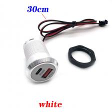 Настольное скрытое встроенное зарядное устройство USB 9 В/2 А 5 В/3 А 1 USB 1 Type-C мини-автомобильное зарядное устройство с быстрой зарядкой, автомобильная розетка Настольное скрытое встроенное зарядное устройство USB 9 В/2 А 5 В/3 А 1 USB 1 Type-C мини-автомобильное зарядное устройство с быстрой зарядкой, автомобильная розетка