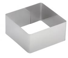 Форма для выпечки/выкладки Luxstahl квадрат 10см h=5см нерж. Форма для выпечки/выкладки Luxstahl квадрат 10см h=5см нерж.