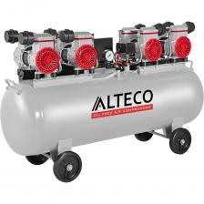Безмасляный компрессор ALTECO ACO 120L применяется для снабжения сжатым воздухом различных пневмоинструментов и оборудования, рабочее давление которых не превышает 8 бар. Популярен на предприятиях пищевой и медицинской промышленности за высокую чистоту вырабатываемого воздуха. В конструкции ресивера предусмотрен специальный клапан для быстрого слива конденсата.Отличается высокой чистотой выходящего воздуха. Мощный двигатель надежно защищается кожухом от механических повреждений, грязи и влаги. Специальное покрытие аппарата исключает влияние коррозии и способствует долгому сроку службы.Особенности ALTECO ACO 120LВысокая прочностьПростота эксплуатацииШирокая область примененияВыдает чистый воздух, не содержащий примесейДолгий срок службы Безмасляный компрессор ALTECO ACO 120L применяется для снабжения сжатым воздухом различных пневмоинструментов и оборудования, рабочее давление которых не превышает 8 бар. Популярен на предприятиях пищевой и медицинской промышленности за высокую чистоту вырабатываемого воздуха. В конструкции ресивера предусмотрен специальный клапан для быстрого слива конденсата.Отличается высокой чистотой выходящего воздуха. Мощный двигатель надежно защищается кожухом от механических повреждений, грязи и влаги. Специальное покрытие аппарата исключает влияние коррозии и способствует долгому сроку службы.Особенности ALTECO ACO 120LВысокая прочностьПростота эксплуатацииШирокая область примененияВыдает чистый воздух, не содержащий примесейДолгий срок службы