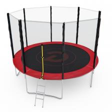 Батут с сеткой DFC PELPO 12ft с лестницей, RED Батут с сеткой DFC PELPO 12ft с лестницей, RED