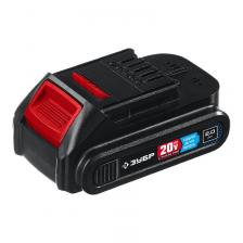 Li-ion аккумуляторы Аккумуляторная батарея Зубр Профессионал ST7-20-2, 20В, 2Ач, тип T7 Li-ion аккумуляторы Аккумуляторная батарея Зубр Профессионал ST7-20-2, 20В, 2Ач, тип T7