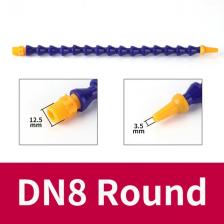 Пластиковый шланг для охлаждения, универсальная плоская насадка, гибкая круглая резьба, трубка для охлаждения воды и масла с переключателем для токарного станка, фрезерного инструмента Пластиковый шланг для охлаждения, универсальная плоская насадка, гибкая круглая резьба, трубка для охлаждения воды и масла с переключателем для токарного станка, фрезерного инструмента