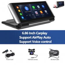 Автомобильный монитор Podofo, 6,86 дюйма, на Android, с голосовым управлением Автомобильный монитор Podofo, 6,86 дюйма, на Android, с голосовым управлением