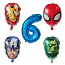 Фольгированные шары Человек-Паук Marvel 5 шт. Фольгированные шары Человек-Паук Marvel 5 шт.