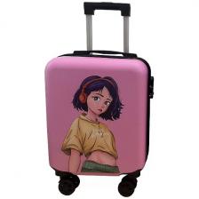 Чемодан для детей Lats 16 дюймов, Аниме 1, розовый (арт. 679) Чемодан для детей Lats 16 дюймов, Аниме 1, розовый (арт. 679)
