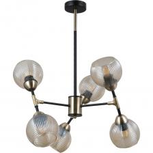 Современный подвесной светильник серии Arty. Оригинальный и лаконичный дизайн в металлическом каркасе золотистого и чёрного цветов, украшенный сферическими плафонами. В качестве источника света можно использовать лампы накаливания или LED с цоколем Е27. Вся конструкция надежно крепится на планку. Данная модель станет отличным дополнением для кухни, холла или гостиной. При монтаже светильника высоту можно отрегулировать. Современный подвесной светильник серии Arty. Оригинальный и лаконичный дизайн в металлическом каркасе золотистого и чёрного цветов, украшенный сферическими плафонами. В качестве источника света можно использовать лампы накаливания или LED с цоколем Е27. Вся конструкция надежно крепится на планку. Данная модель станет отличным дополнением для кухни, холла или гостиной. При монтаже светильника высоту можно отрегулировать.