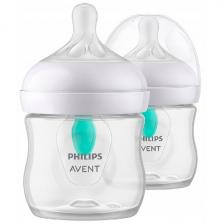 Бутылочка для кормления Philips Avent Natural Response (SCY670/02), с клапаном AirFree , 125 мл, 0 мес+ Бутылочка для кормления Philips Avent Natural Response (SCY670/02), с клапаном AirFree , 125 мл, 0 мес+