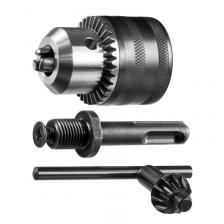 Патроны для дрелей и шуруповертов Патрон ключевой с адаптером Зубр 29081-H3 (1.5-13 мм) Патроны для дрелей и шуруповертов Патрон ключевой с адаптером Зубр 29081-H3 (1.5-13 мм)