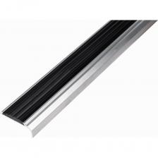 Угол с резиновой вставкой предназначен для установки на углах ступеней лестниц в качестве профиля безопасности против скольжения. Подходит для облицовки углов ступеней как внутренних, так и наружных лестниц, независимо от вида и состояния их покрытия, для обеспечения безопасности людей и в качестве декоративной отделки Угол с резиновой вставкой предназначен для установки на углах ступеней лестниц в качестве профиля безопасности против скольжения. Подходит для облицовки углов ступеней как внутренних, так и наружных лестниц, независимо от вида и состояния их покрытия, для обеспечения безопасности людей и в качестве декоративной отделки