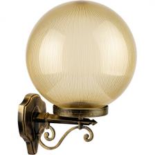 Настенный фонарь уличный IP44 Oasis Light Globo Prism gold 88201PG 02 Gb в форме шара Настенный фонарь уличный IP44 Oasis Light Globo Prism gold 88201PG 02 Gb в форме шара