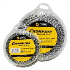 леска для триммера CHAMPION Tri-twist 2,7мм 15м витой треугольник леска для триммера CHAMPION Tri-twist 2,7мм 15м витой треугольник