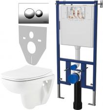 Комплект Унитаз подвесной Seramiksan Petite A101002H с микролифтом + Система инсталляции для унитазов DIWO 4501 + Кнопка смыва DIWO 7312 хром Комплект Унитаз подвесной Seramiksan Petite A101002H с микролифтом + Система инсталляции для унитазов DIWO 4501 + Кнопка смыва DIWO 7312 хром