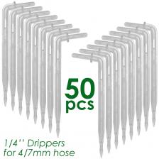 KESLA 50x садовый шланг прозрачный с капельницей 4/7 мм KESLA 50x садовый шланг прозрачный с капельницей 4/7 мм