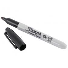 Sharpie перманентный маркер, тонкий наконечник, черный Sharpie перманентный маркер, тонкий наконечник, черный
