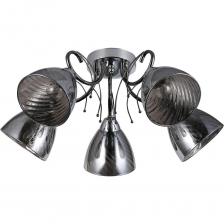 Люстра ЭкономСвет эконом 12194/5CR+PBK SM представляет собой накладной светильник, который идеально подойдет для создания уютной атмосферы в вашем доме. Она оснащена пятью лампами с цоколем E27, что позволяет использовать как лампы накаливания, так и светодиодные. Максимальная мощность каждой лампы составляет 40 Вт, что обеспечивает достаточное освещение для среднего помещения. Люстра выполнена из хромированного металла и стекла с глянцевой поверхностью, что придает ей современный и стильный вид. Дымчатые тонированные плафоны направлены вниз, создавая мягкое и равномерное освещение. Высота люстры составляет 22 см, а диаметр – 57 см, что делает ее компактной и подходящей для различных интерьеров. Уровень защиты IP20 обеспечивает базовую защиту от пыли. Люстра ЭкономСвет эконом 12194/5CR+PBK SM представляет собой накладной светильник, который идеально подойдет для создания уютной атмосферы в вашем доме. Она оснащена пятью лампами с цоколем E27, что позволяет использовать как лампы накаливания, так и светодиодные. Максимальная мощность каждой лампы составляет 40 Вт, что обеспечивает достаточное освещение для среднего помещения. Люстра выполнена из хромированного металла и стекла с глянцевой поверхностью, что придает ей современный и стильный вид. Дымчатые тонированные плафоны направлены вниз, создавая мягкое и равномерное освещение. Высота люстры составляет 22 см, а диаметр – 57 см, что делает ее компактной и подходящей для различных интерьеров. Уровень защиты IP20 обеспечивает базовую защиту от пыли.