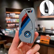 Чехол для автомобильного ключа для BMW X1 IX XM X5 X6 X7 I7 2023 2024 2025 Smart Key Shell Fob 3-кнопочный брелок-аксессуар Чехол для автомобильного ключа для BMW X1 IX XM X5 X6 X7 I7 2023 2024 2025 Smart Key Shell Fob 3-кнопочный брелок-аксессуар