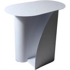 Журнальный столик с полкой Stool Group Yvaine металл серый УТ000040319 (овальная столешница) Журнальный столик с полкой Stool Group Yvaine металл серый УТ000040319 (овальная столешница)
