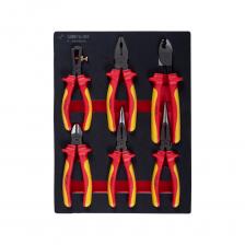 Диэлектрических набор пассатижей и бокорезов Набор диэлектрических пассатижей и бокорезов KING TONY ложемент, 6 предметов 9-40606GPV Диэлектрических набор пассатижей и бокорезов Набор диэлектрических пассатижей и бокорезов KING TONY ложемент, 6 предметов 9-40606GPV