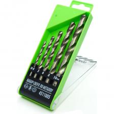Набор сверл по металлу 5 шт, 4, 5, 6, 8, 10 мм Pobedit 4511005 Набор сверл по металлу 5 шт, 4, 5, 6, 8, 10 мм Pobedit 4511005