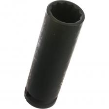 Ударная двенадцатигранная торцевая головка Головка 1/2", 12-гранная, ударная, L=85 мм, 18 мм FORCE 4458518 Ударная двенадцатигранная торцевая головка Головка 1/2", 12-гранная, ударная, L=85 мм, 18 мм FORCE 4458518