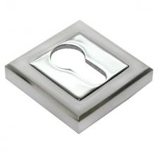 накладка под цилиндр RUCETTI квадрат никель сатин накладка под цилиндр RUCETTI квадрат никель сатин