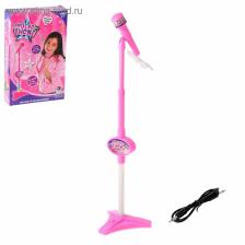 Микрофон на стойке «Шоу», световые и звуковые эффекты Микрофон на стойке «Шоу», световые и звуковые эффекты