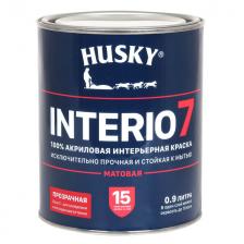 краска акриловая HUSKY INTERIO 7 для стен и потолков база С 0,9л, арт. 32238 краска акриловая HUSKY INTERIO 7 для стен и потолков база С 0,9л, арт. 32238