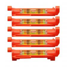 5 шт. линейный подвесной пузырьковый уровень, градиент 75x12,5 мм для строительства строительных нитей, миниатюрные горизонтальные Пузырьковые подъемники 5 шт. линейный подвесной пузырьковый уровень, градиент 75x12,5 мм для строительства строительных нитей, миниатюрные горизонтальные Пузырьковые подъемники