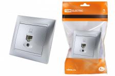 Tdm Розетка компьютерная RJ45 1 шт Tdm Розетка компьютерная RJ45 1 шт