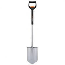 Лопата штыковая Fiskars телескопическая закругленная Xact Лопата штыковая Fiskars телескопическая закругленная Xact