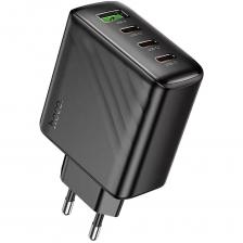 Зарядное устройство Hoco CS27A 1USB+3Type-C черный (39842) Зарядное устройство Hoco CS27A 1USB+3Type-C черный (39842)