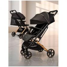 Коляска прогулочная Amarobaby Route, черный/золотой, AB23-10ROUTE/0929 Коляска прогулочная Amarobaby Route, черный/золотой, AB23-10ROUTE/0929