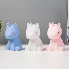 Фигурка светящаяся RISALUX «Единорог», LED-ночник, от батареек, 8.5x9x14 см, МИКС Фигурка светящаяся RISALUX «Единорог», LED-ночник, от батареек, 8.5x9x14 см, МИКС