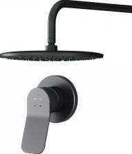 Душевой комплект AM.PM X-Joy FB85A2R002 С ВНУТРЕННЕЙ ЧАСТЬЮ, для душа, чёрный Душевой комплект AM.PM X-Joy FB85A2R002 С ВНУТРЕННЕЙ ЧАСТЬЮ, для душа, чёрный