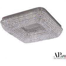 Люстра потолочная с пультом длиной 50 см хрустальная светодиодная APL LED Sicilia SH604.2.50.A.Ni.4000 Люстра потолочная с пультом длиной 50 см хрустальная светодиодная APL LED Sicilia SH604.2.50.A.Ni.4000
