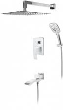 Душевая система Hansberge CUBITO H6077W Белый хром Душевая система Hansberge CUBITO H6077W Белый хром
