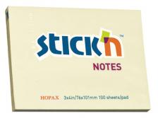 Блок самоклеящийся бумажный Stick`n 21008 76x101мм 100лист. 70г/м2 пастель желтый Блок самоклеящийся бумажный Stick`n 21008 76x101мм 100лист. 70г/м2 пастель желтый