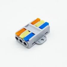 Клемма DEFA 3-WBD2 силовая 450V, 41А, 0.75-6mm2, проходная с пазом Клемма DEFA 3-WBD2 силовая 450V, 41А, 0.75-6mm2, проходная с пазом