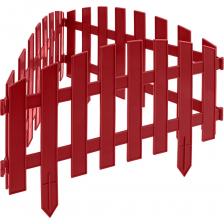 Декоративный забор PALISAD Ампир 28х300 см, терракотовый 65015 Декоративный забор PALISAD Ампир 28х300 см, терракотовый 65015