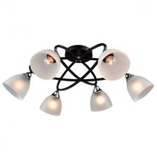 люстра потолочная РОССВЕТ Контраданс 6х60Вт Е27 металл черный люстра потолочная РОССВЕТ Контраданс 6х60Вт Е27 металл черный