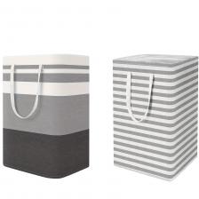 Хлопковая складная корзина для белья 75 л Хлопковая складная корзина для белья 75 л