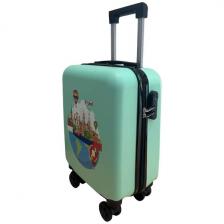 Чемодан для детей Lats 16 дюймов, Москва, бирюзовый (арт. 676) Чемодан для детей Lats 16 дюймов, Москва, бирюзовый (арт. 676)