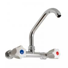 Настенный смеситель для кухни Сантаком 100000с, хром Настенный смеситель для кухни Сантаком 100000с, хром