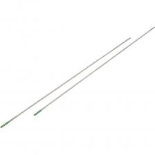 Наиболее универсальные сварочные электроды, имеют следующие особенности: Изготовлены из чистого (не менее 99,5%) вольфрама; Предназначены для сварки алюминия, магния и их сплавов; Для сварки переменным током (AC), желательно синусоидальным с непрерывной высокочастотной стабилизацией; Могут работать как в защитной среде аргона, так и в среде гелия. Наиболее универсальные сварочные электроды, имеют следующие особенности: Изготовлены из чистого (не менее 99,5%) вольфрама; Предназначены для сварки алюминия, магния и их сплавов; Для сварки переменным током (AC), желательно синусоидальным с непрерывной высокочастотной стабилизацией; Могут работать как в защитной среде аргона, так и в среде гелия.